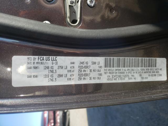 Photo 10 from auction – 2018 DODGE JOURNEY SE with VIN 3C4PDCAB2JT428791