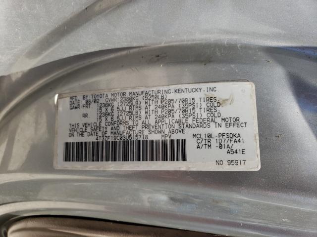 Photo 10 from auction – 2003 TOYOTA SIENNA CE with VIN 4T3ZF19C03U515718