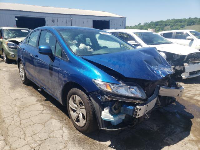 HONDA CIVIC LX 2013 with VIN 19XFB2F52DE015549 - Photo from auction
