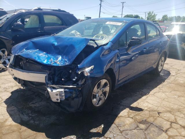 Photo 2 from auction – 2013 HONDA CIVIC LX with VIN 19XFB2F52DE015549