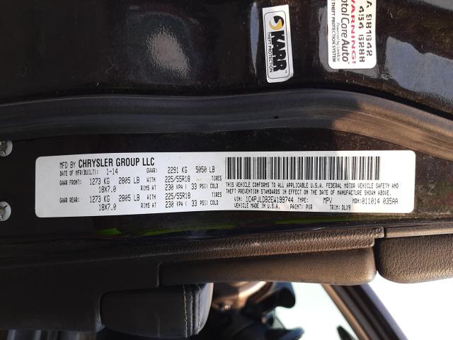 Photo 10 from auction – 2014 JEEP CHEROKEE L with VIN 1C4PJLDB2EW199744