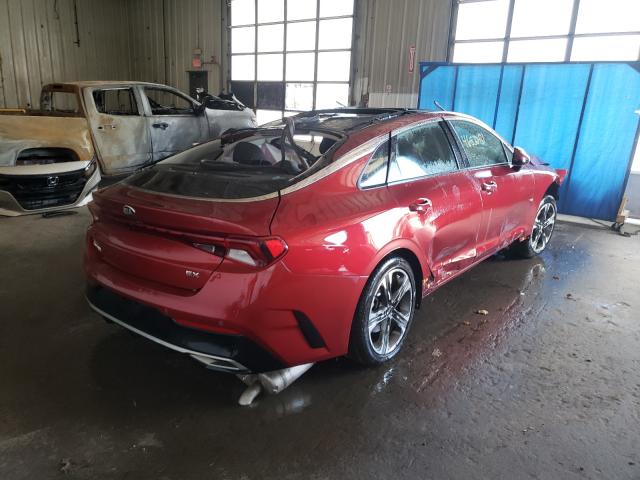 Photo 4 from auction – 2021 KIA K5 EX with VIN 5XXG34J20MG011307