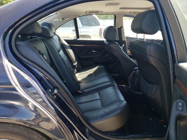 Photo 6 from auction – 2001 BMW 540 I AUTO with VIN WBADN63481GM72022