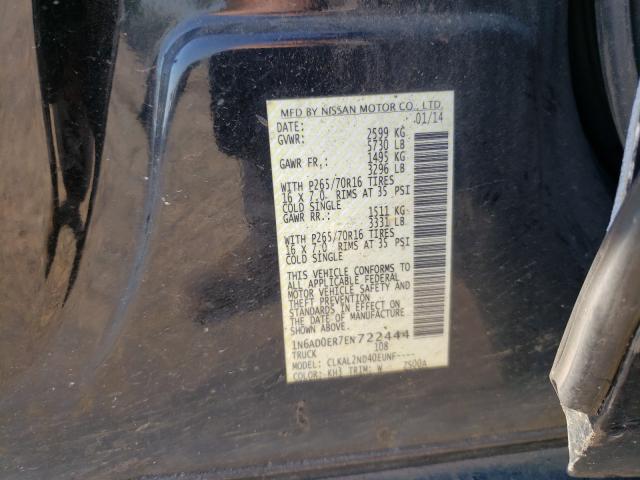 Photo 10 from auction – 2014 NISSAN FRONTIER S with VIN 1N6AD0ER7EN722444