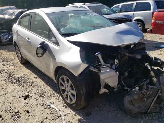 KIA RIO LX 2014 with VIN KNADM4A39E6384206 - Photo from auction