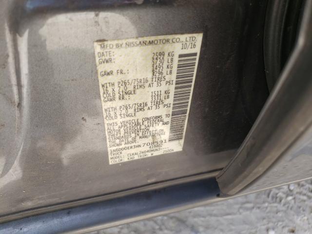 Photo 10 from auction – 2017 NISSAN FRONTIER S with VIN 1N6DD0ER3HN708591