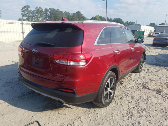 Photo 4 from auction – 2016 KIA SORENTO EX with VIN 5XYPHDA54GG120512