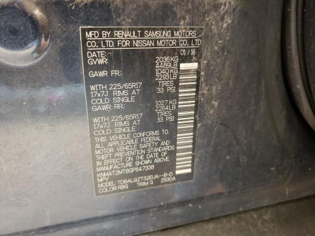 Photo 10 from auction – 2016 NISSAN ROGUE S with VIN KNMAT2MT8GP647338