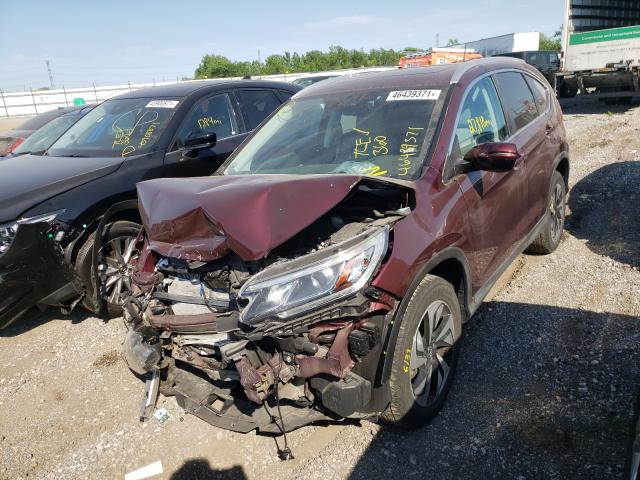 Photo 2 from auction – 2016 HONDA CR-V with VIN 5J6RM4H98GL070371