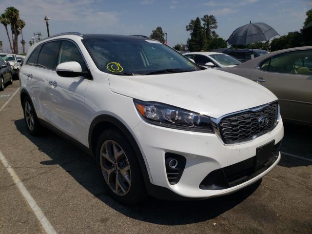 KIA SORENTO EX 2019 with VIN 5XYPH4A5XKG599883 - Photo from auction