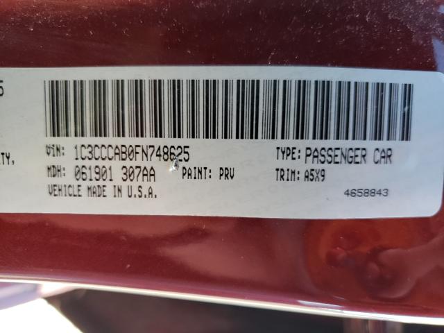 Photo 10 from auction – 2015 CHRYSLER 200 LIMITE with VIN 1C3CCCAB0FN748625