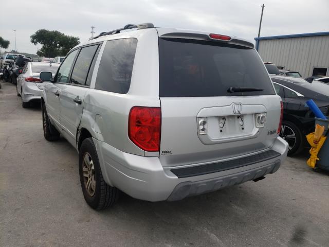Photo 3 from auction – 2005 HONDA PILOT EXL with VIN 5FNYF18655B011343