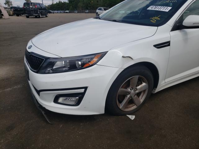 Photo 9 from auction – 2015 KIA OPTIMA with VIN 5XXGM4A72FG364112