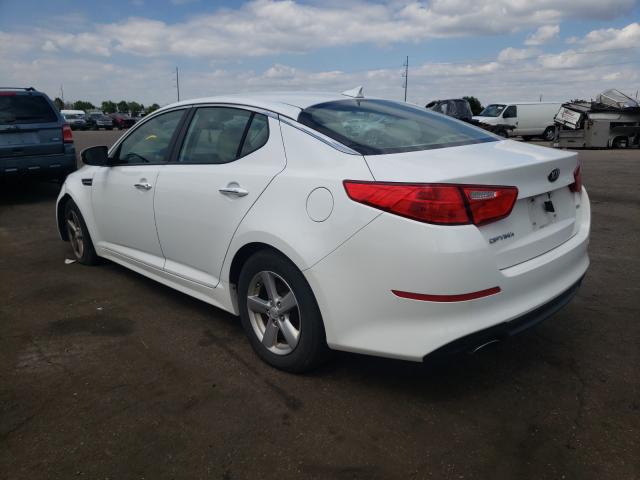 Photo 3 from auction – 2015 KIA OPTIMA with VIN 5XXGM4A72FG364112