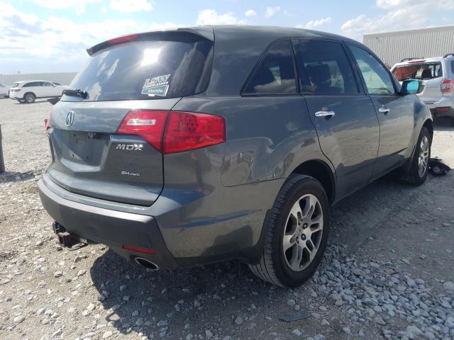 Photo 4 from auction – 2008 ACURA MDX TECHNO with VIN 2HNYD28378H534079