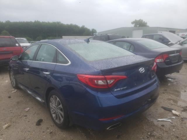 Photo 3 from auction – 2017 HYUNDAI SONATA with VIN 5NPE34AF2HH567025