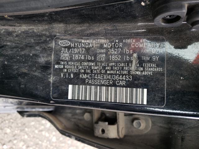 Photo 10 from auction – 2017 HYUNDAI ACCENT SE with VIN KMHCT4AEXHU364433