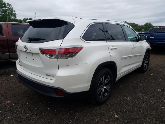 Photo 4 from auction – 2016 TOYOTA HIGHLANDER with VIN 5TDJKRFH9GS506286