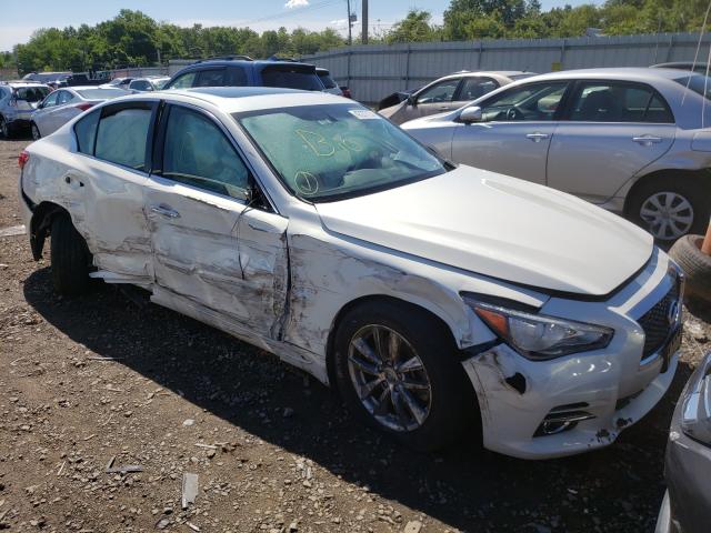 INFINITI Q50 BASE 2015 with VIN JN1BV7AR5FM393241 - Photo from auction