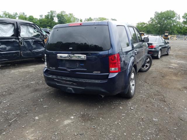 Photo 4 from auction – 2013 HONDA PILOT EXL with VIN 5FNYF4H5XDB079368