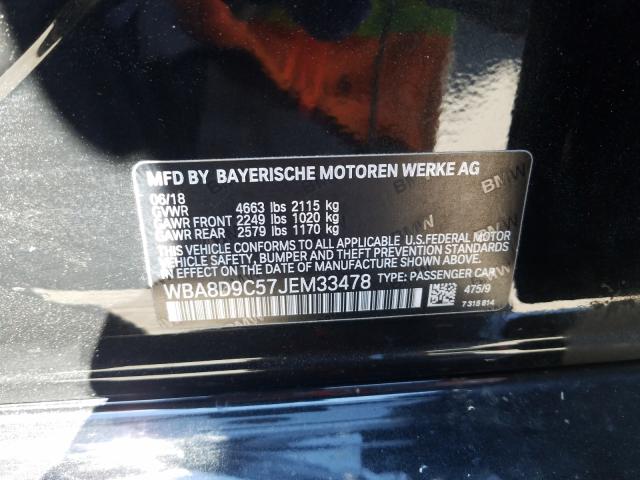 Photo 10 from auction – 2018 BMW 330 XI with VIN WBA8D9C57JEM33478
