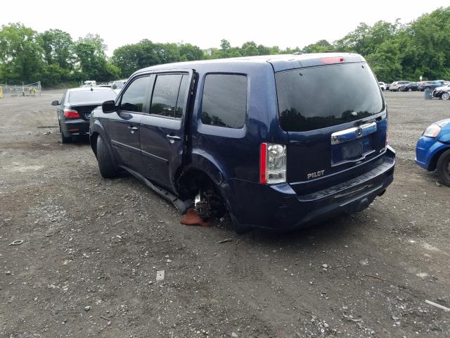 Photo 3 from auction – 2013 HONDA PILOT EXL with VIN 5FNYF4H5XDB079368