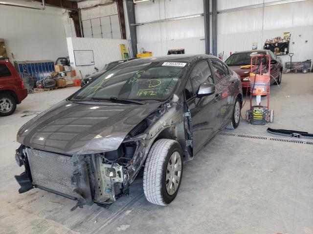 Photo 2 from auction – 2012 HONDA CIVIC LX with VIN 2HGFB2F58CH611642