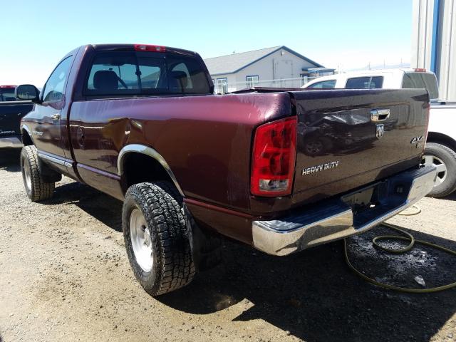 Photo 3 from auction – 2005 DODGE RAM 2500 S with VIN 3D7KS26D25G833266