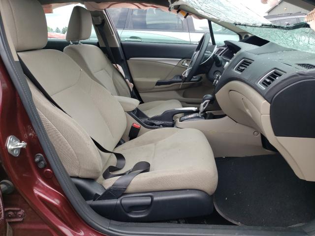 Photo 5 from auction – 2013 HONDA CIVIC EX with VIN 19XFB2F89DE062121