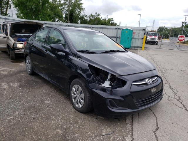 HYUNDAI ACCENT SE 2017 with VIN KMHCT4AEXHU364433 - Photo from auction
