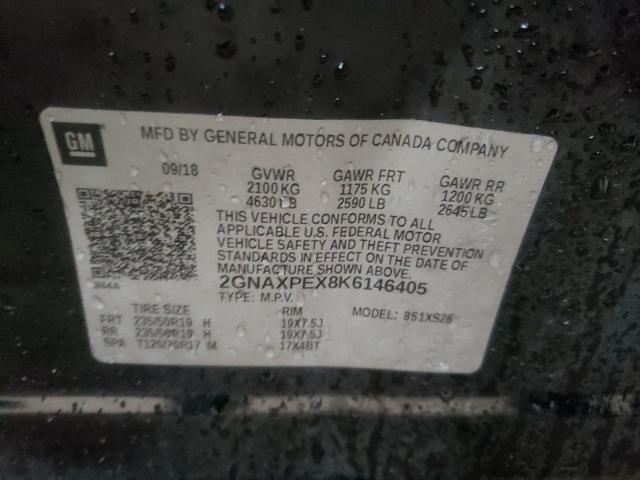 Photo 10 from auction – 2019 CHEVROLET EQUINOX PR with VIN 2GNAXPEX8K6146405