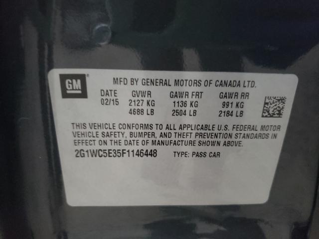 Photo 10 from auction – 2015 CHEVROLET IMPALA LIM with VIN 2G1WC5E35F1146448