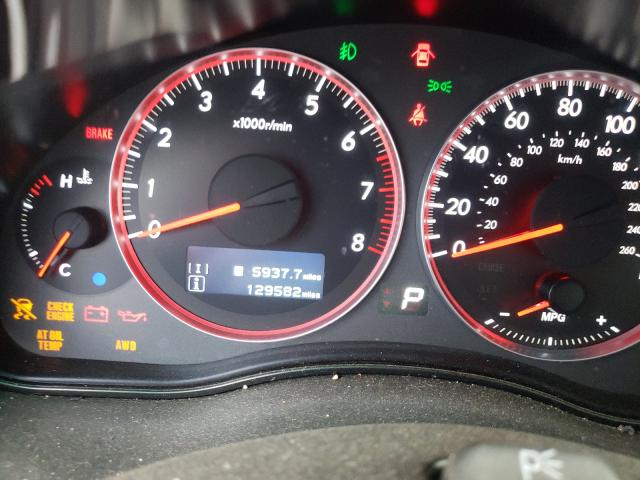 Photo 8 from auction – 2009 SUBARU LEGACY 2.5 with VIN 4S3BL676794216463