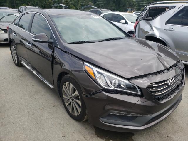 HYUNDAI SONATA SPO 2016 with VIN 5NPE34AF2GH382522 - Photo from auction