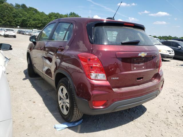 Photo 3 from auction – 2017 CHEVROLET TRAX LS with VIN 3GNCJKSB1HL178056