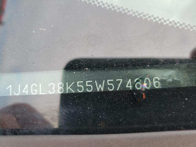 Photo 10 from auction – 2005 JEEP LIBERTY RE with VIN 1J4GL38K55W574606