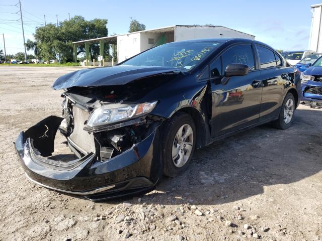 Photo 2 from auction – 2015 HONDA CIVIC LX with VIN 19XFB2F54FE237576