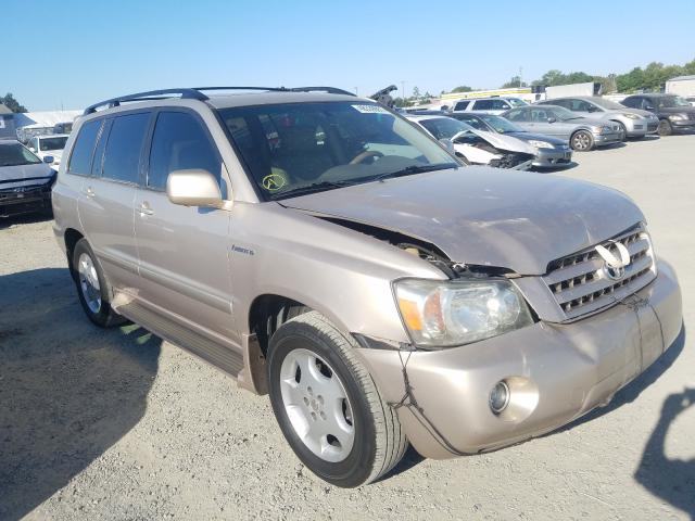 TOYOTA HIGHLANDER 2004 with VIN JTEDP21A040037910 - Photo from auction