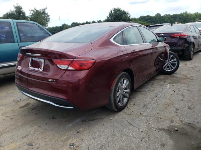 Photo 4 from auction – 2015 CHRYSLER 200 LIMITE with VIN 1C3CCCABXFN538405