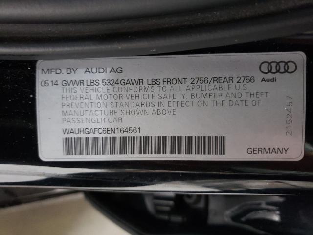 Photo 10 from auction – 2014 AUDI A6 PRESTIG with VIN WAUHGAFC6EN164561