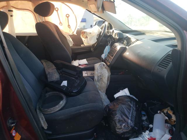Photo 5 from auction – 2007 NISSAN MURANO SL with VIN JN8AZ08W87W616043
