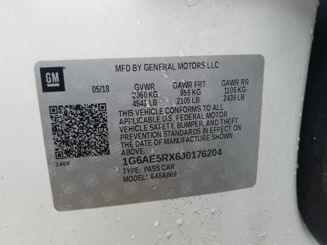 Photo 10 from auction – 2018 CADILLAC ATS with VIN 1G6AE5RX6J0176204