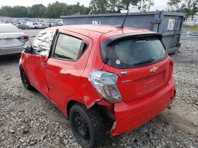 Photo 3 from auction – 2016 CHEVROLET SPARK LS with VIN KL8CB6SA9GC559712