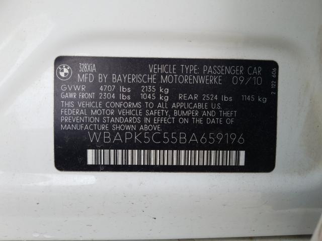 Photo 10 from auction – 2011 BMW 328 XI SUL with VIN WBAPK5C55BA659196