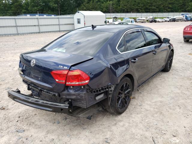 Photo 4 from auction – 2014 VOLKSWAGEN PASSAT SE with VIN 1VWBT7A37EC028902