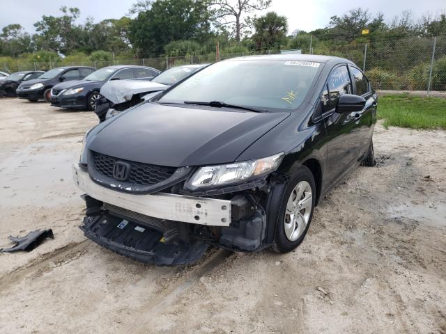 Photo 2 from auction – 2014 HONDA CIVIC LX with VIN 19XFB2F58EE012110