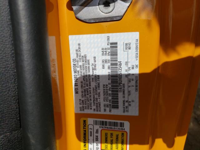 Photo 10 from auction – 2018 FORD MUSTANG with VIN 1FATP8UH0J5135464