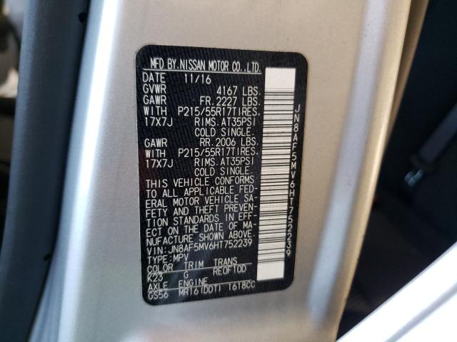 Photo 10 from auction – 2017 NISSAN JUKE S with VIN JN8AF5MV6HT752239