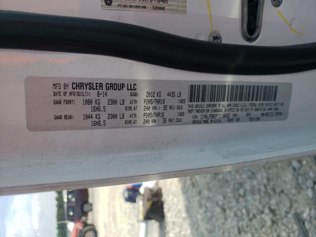 Photo 10 from auction – 2015 JEEP PATRIOT SP with VIN 1C4NJPBB2FD118465
