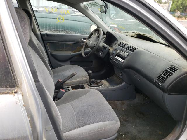 Photo 5 from auction – 2002 HONDA CIVIC LX with VIN 2HGES15592H566359